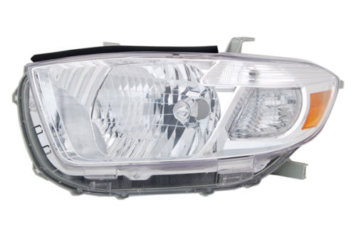 Headlight Lamp for 08-10 Toyota Highlander (Base/Limited) Left Driver CAPA