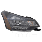 Headlight Front Lamp Right Passenger for 09-11 Ford Focus Coupe/10-11 Focus SES