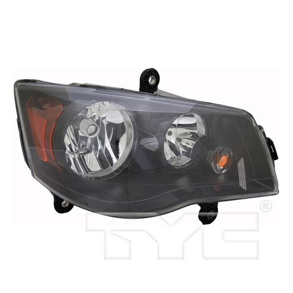 Halogen Headlight Front Lamp for 14-20 Dodge Grand Caravan Right Passenger Side