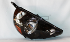 Headlight Front Lamp for 07-08 Honda Fit (Black) Right Passenger