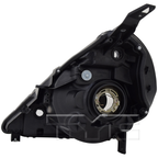 Headlight Front Lamp for 07-08 Honda Fit (Black) Right Passenger Side