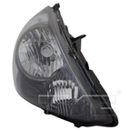 Headlight Front Lamp for 07-08 Honda Fit (Black) Right Passenger Side