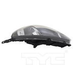 Headlight Front Lamp for 07-08 Honda Fit (Black) Left Driver Side