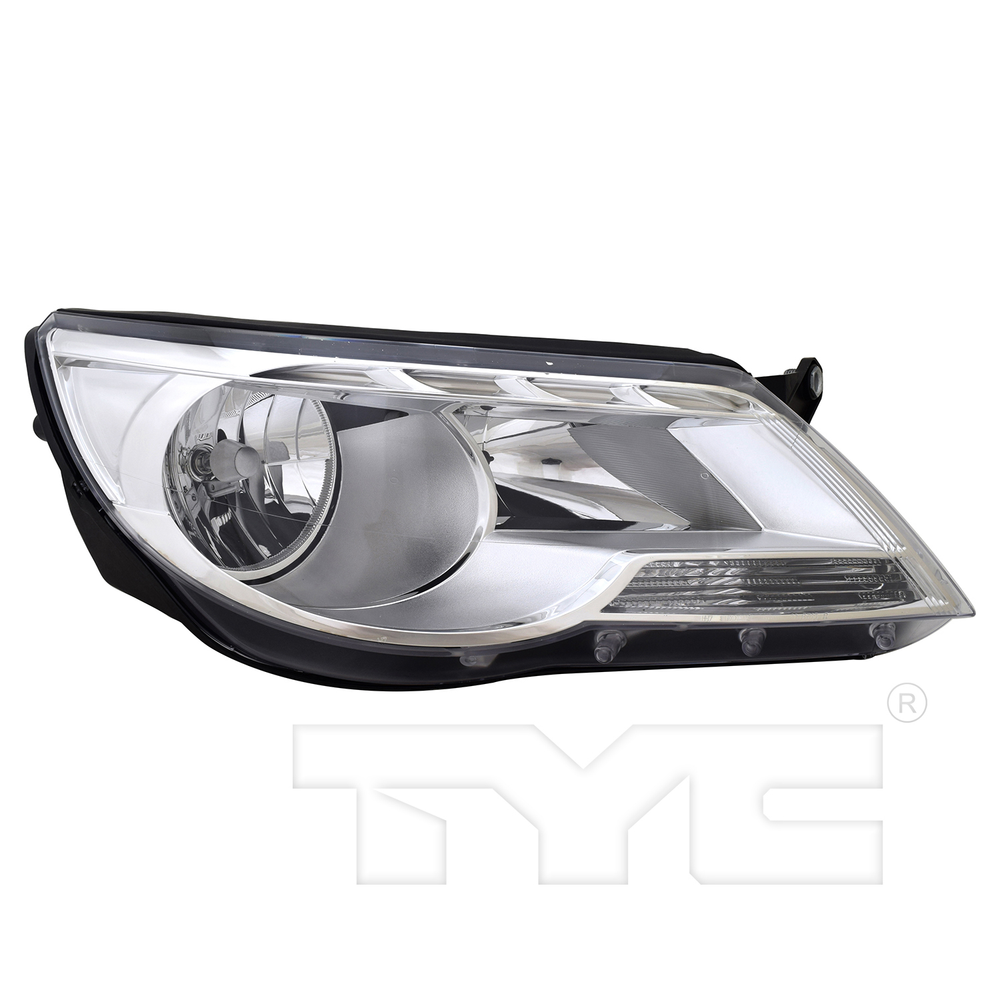 Halogen Headlight Front Lamp for 09-11 Volkswagen Tiguan Right Passenger Side