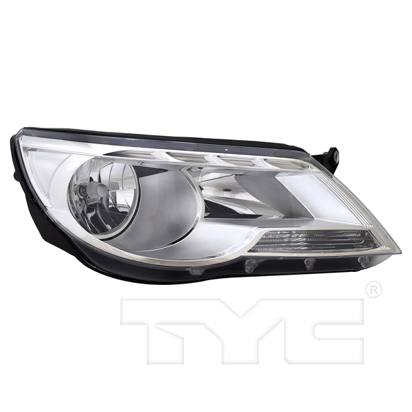 Halogen Headlight Front Lamp for 09-11 Volkswagen Tiguan Right Passenger Side