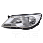 Halogen Headlight Front Lamp for 09-11 Volkswagen Tiguan (w/o Logo) Driver Left