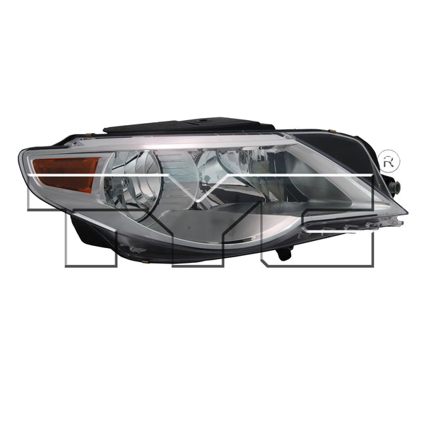 Halogen Headlight Front Lamp for 09-12 Volkswagen CC (w/o Logo) Right Passenger