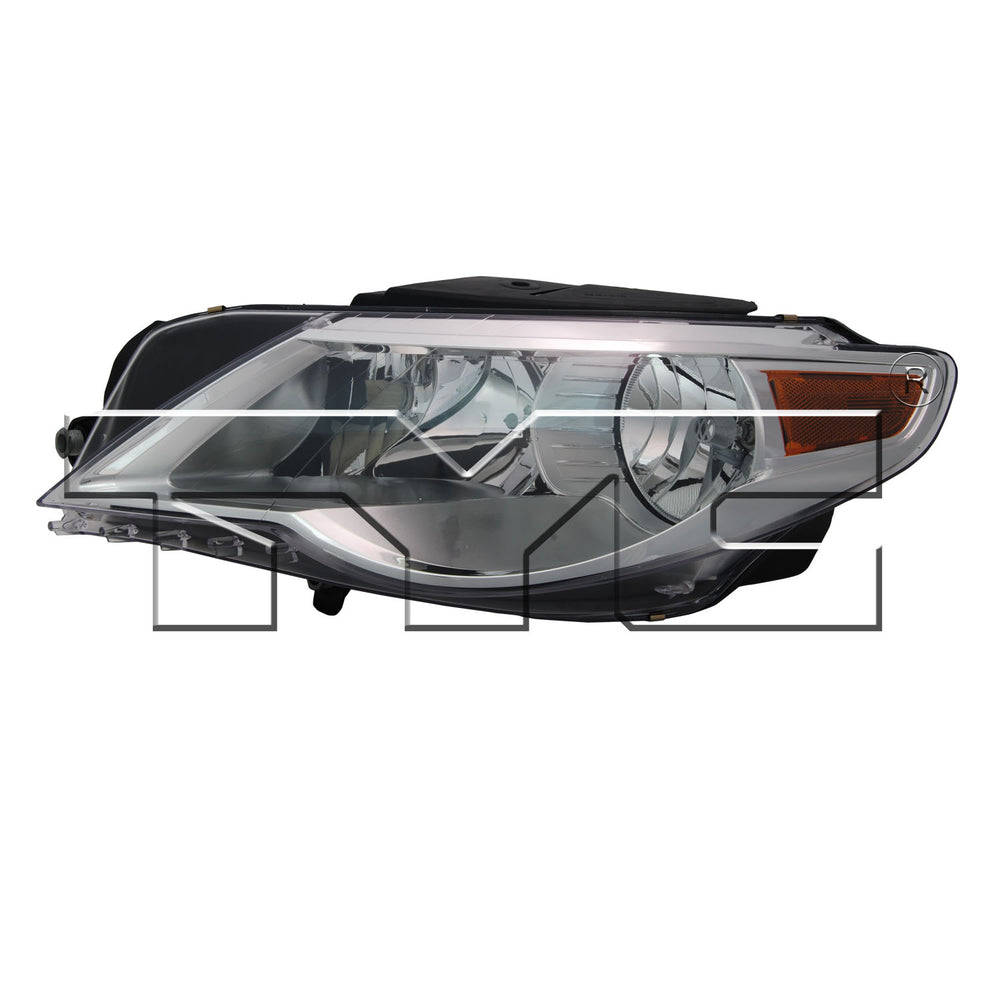 Halogen Headlight Headlamp for 09-12 Volkswagen CC (w/o Logo) Left Driver