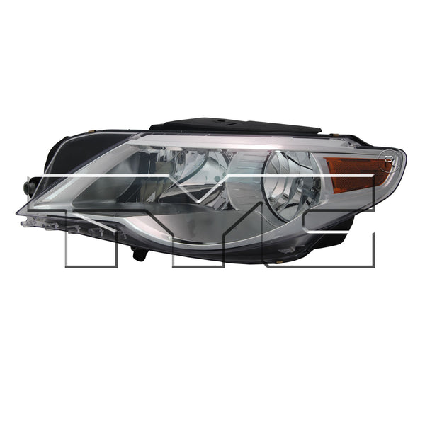 Halogen Headlight Headlamp for 09-12 Volkswagen CC (w/o Logo) Left Driver