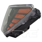 Halogen Headlight for 14-20 Dodge Journey (Code LME) Black Left Driver Side