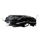 Halogen Headlight Front Lamp for 05-07 Volvo V-70/XC-70 Right Passenger