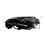 Halogen Headlight Front Lamp for 05-07 Volvo V-70/XC-70 Left Driver