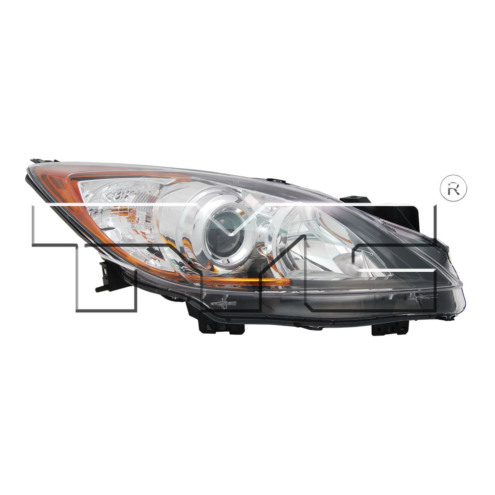 Halogen Headlight Lamp for 10-11 Mazda Mazda-3 /12-13 5 Speed Right Passenger