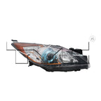 Halogen Headlight for 12-13 Mazda Mazda-3 (6 Speed) Right Passenger CAPA