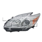 Halogen Headlight Front Lamp for 12-15 Toyota Prius Left Driver CAPA