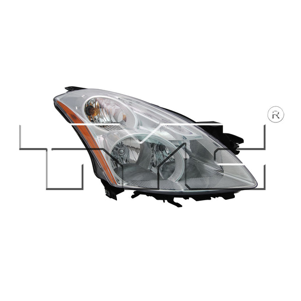 Halogen Headlight Front Lamp for 10-12 Nissan Altima Sedan Right Passenger