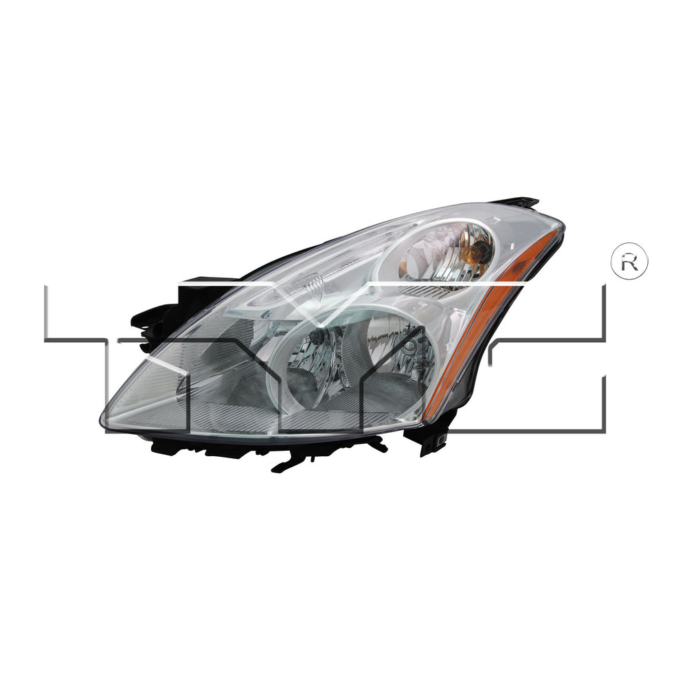 Halogen Headlight Front Lamp for 10-12 Nissan Altima Sedan Left Driver