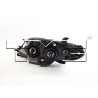 Halogen Headlight Front Lamp for 11-20 Toyota Sienna Non-SE Right Passenger CAPA