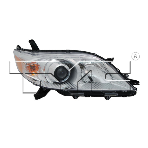Halogen Headlight Front Lamp for 11-20 Toyota Sienna Non-SE Right Passenger
