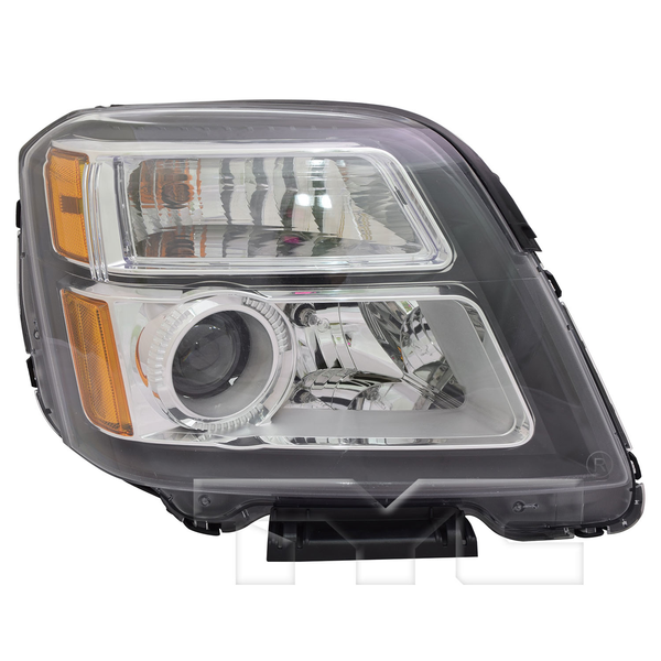 Halogen Headlight for 16-17 GMC Terrain (Dark Denali) Right Passenger