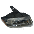 Black Headlight Front Lamp (w/o Logo) Right Passenger for 13-17 Jeep Compass