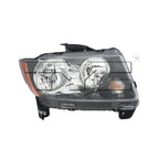 Headlight for 13-17 Jeep Compass LMB Bllack Trim (w/o Logo) Right Passenger
