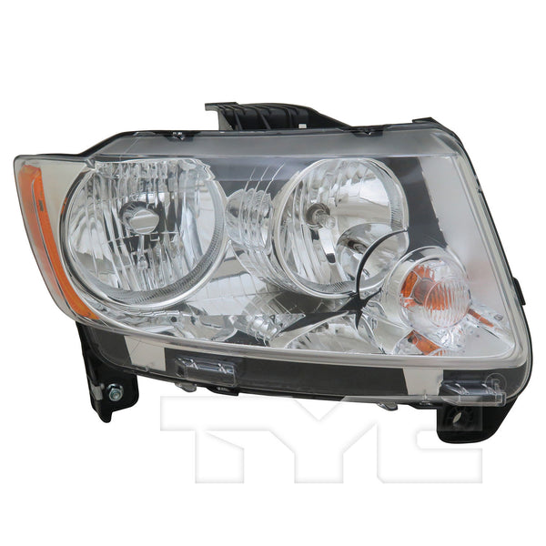 Headlight Front Lamp for 11-13 Jeep Compass Right Passenger CAPA
