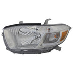 Headlight for 11-13 Toyota Highlander US Built/Non-Hybrid Left Driver CAPA
