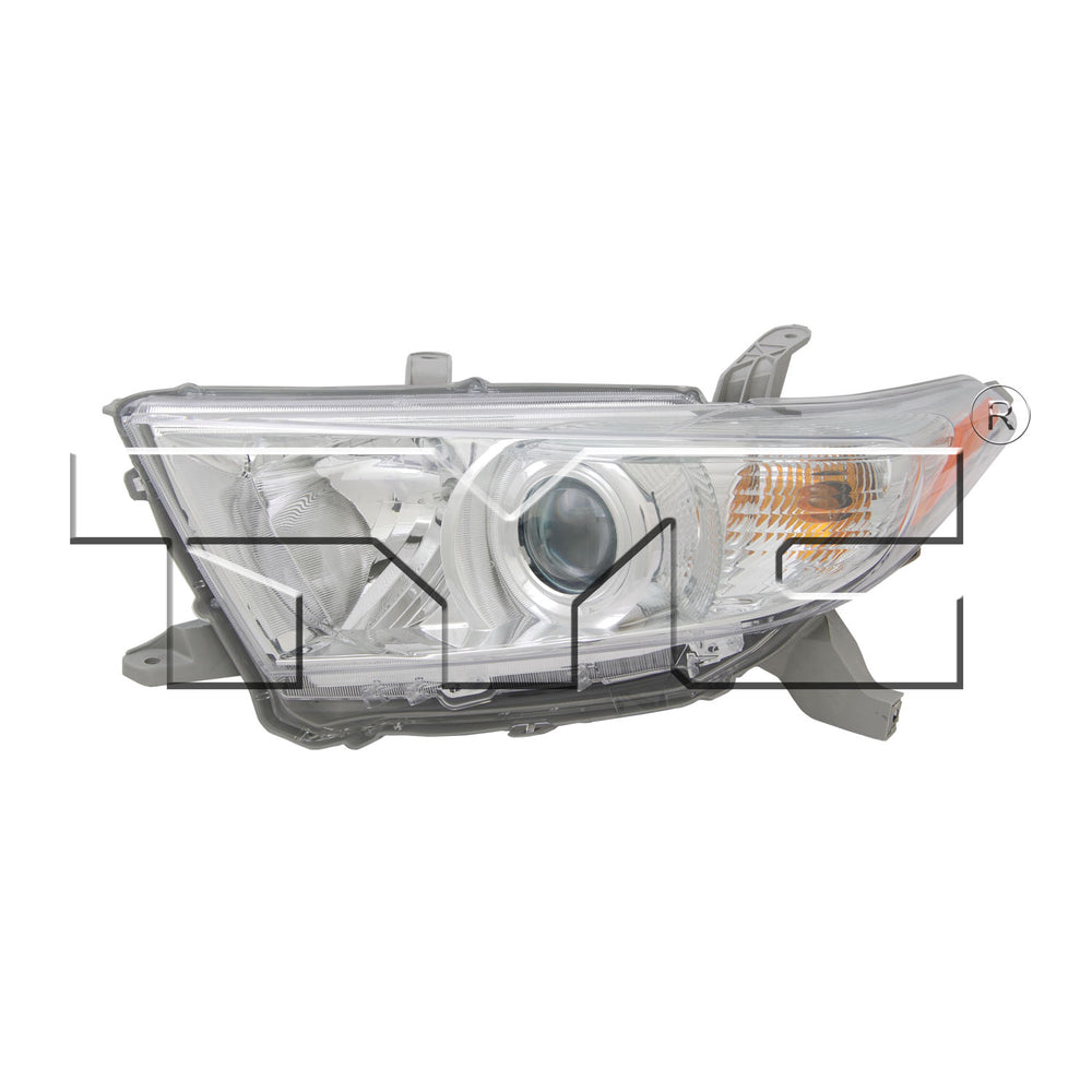 Headlight Lamp for 11-13 Toyota Highlander US Built/Non-Hybrid Left Driver