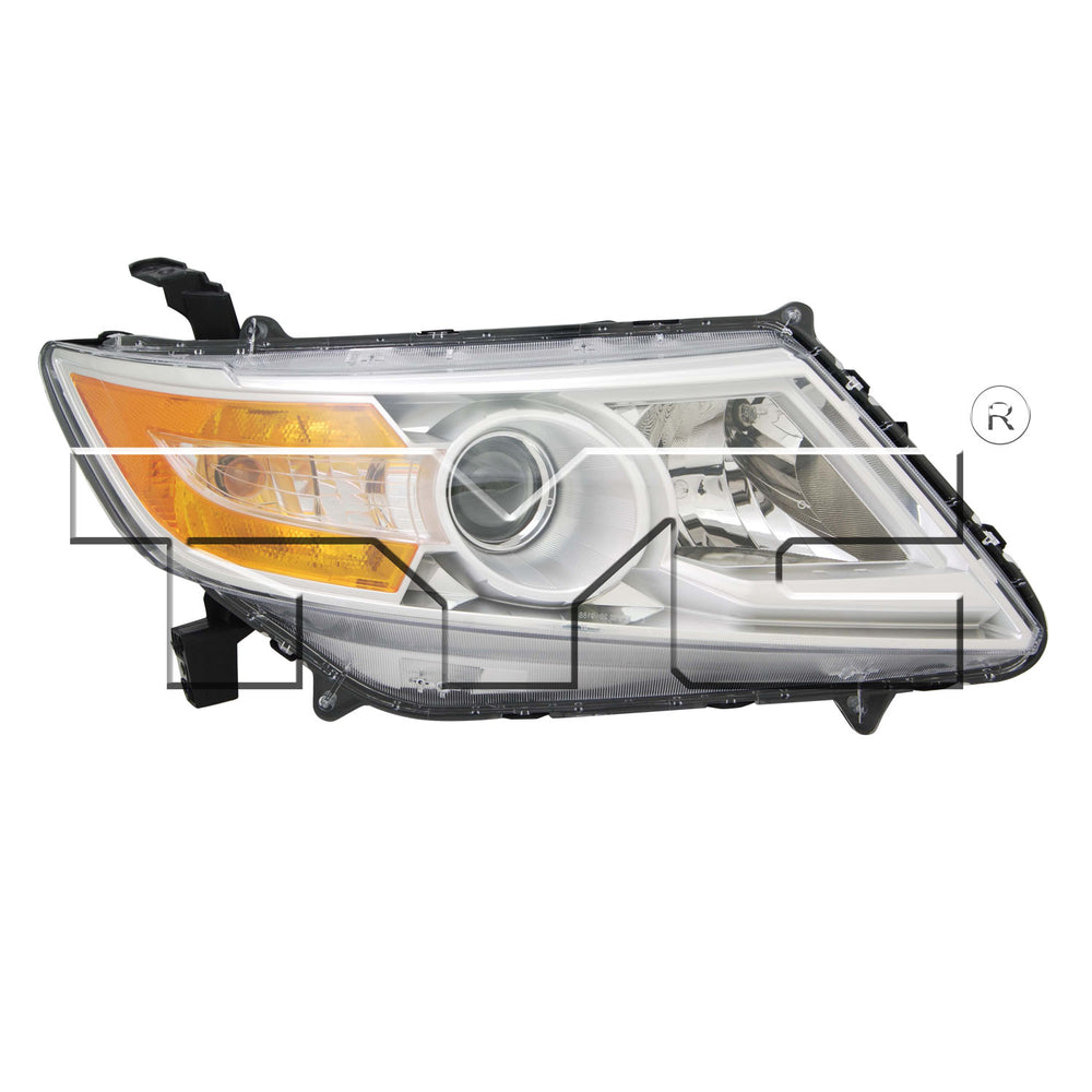 Halogen Headlight Front Lamp for 11-13 Honda Odyssey Right Passenger