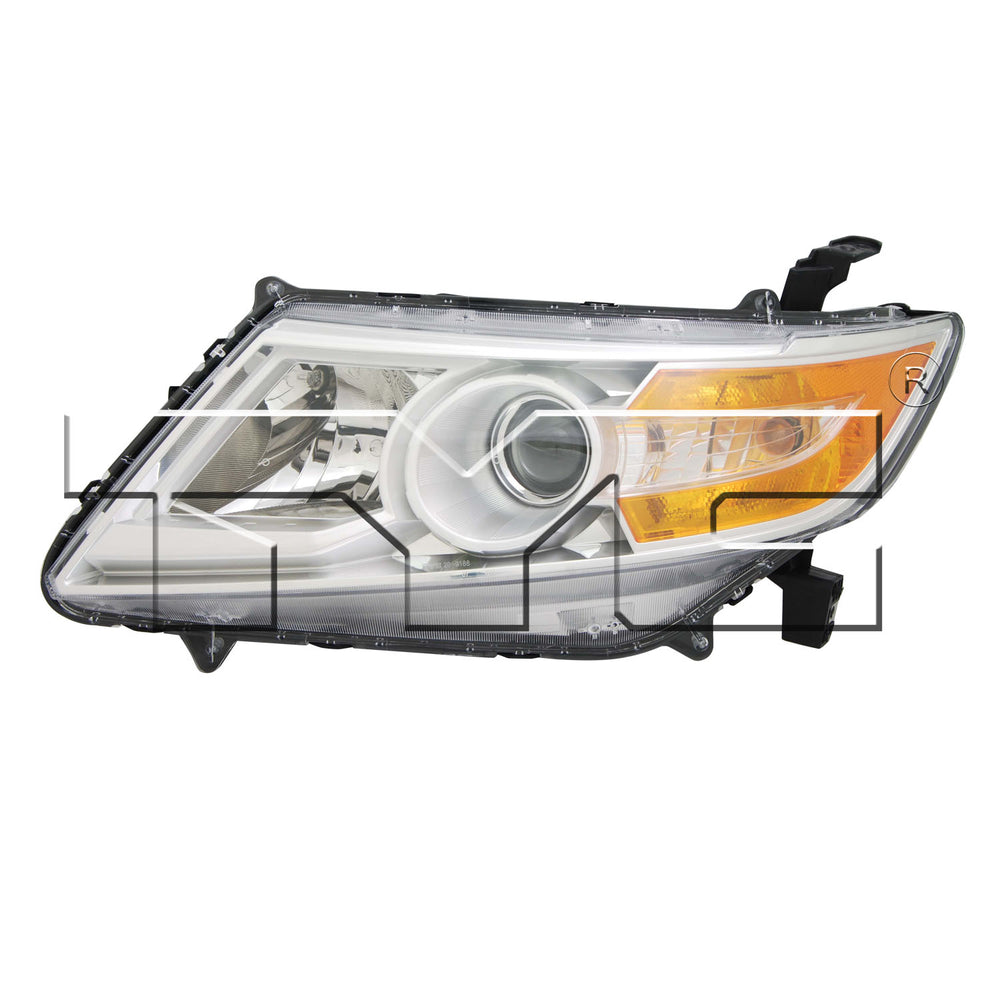 Halogen Headlight Front Lamp for 11-13 Honda Odyssey Left Driver