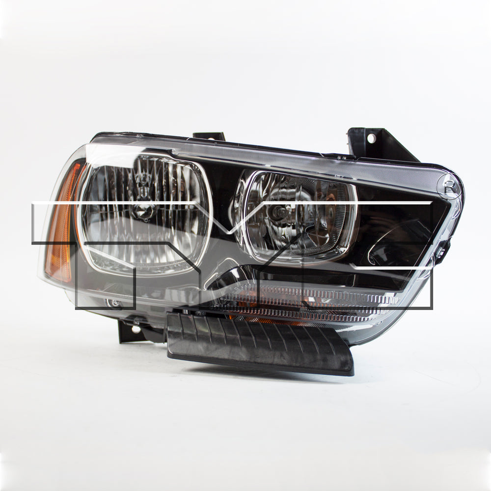 Halogen Headlight Front Lamp for 11-14 Dodge Charger Right Passenger CAPA