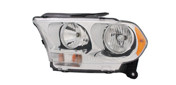 Halogen Headlight Lamp for 11-13 Dodge Durango w/Chrome Left Driver CAPA
