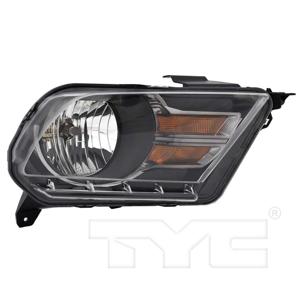 Halogen Headlight Front Lamp for 10-14 Ford Mustang/GT Right Passenger Side