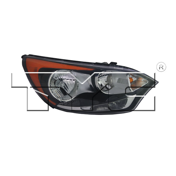 Halogen Headlight for 12-17 Kia Rio5 Hatchback w/o LED Position Right Passenger