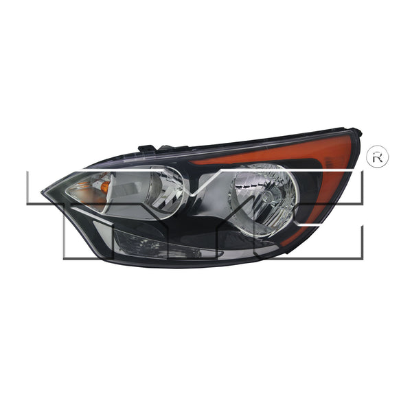 Halogen Headlight for 12-17 Kia Rio5 Hatchback w/o LED Position Left Driver