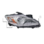 Halogen Headlight Lamp for 10-12 Mazda CX-9 (Sport/Touring) Right Passenger