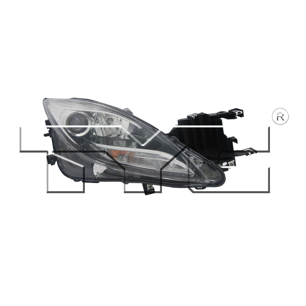 Halogen Headlight Front Lamp for 11-13 Mazda Mazda-6 Right Passenger