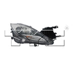 Halogen Headlight Front Lamp for 11-13 Mazda Mazda-6 Right Passenger