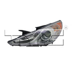 Headlight Front Lamp for 11-14 Hyundai Sonata Chrome Bezel Left Driver
