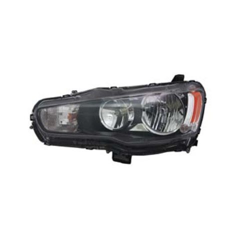 Halogen Headlight Front Lamp for 09-15 Mitsubishi Lancer Left Driver CAPA