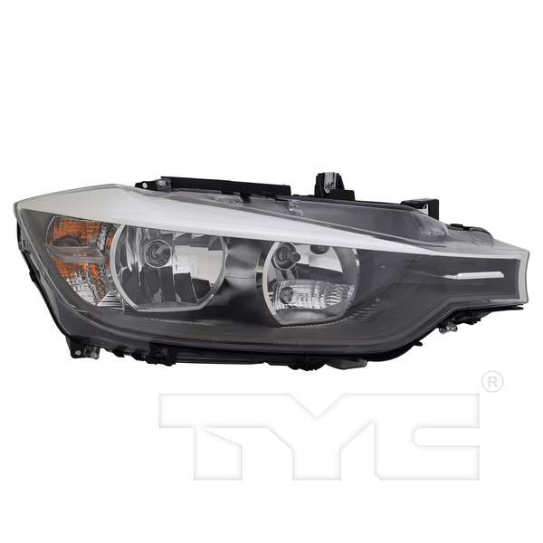 Halogen Headlight Right Passenger for 12-15 BMW 3 Series Sedan/14-15 Wagon