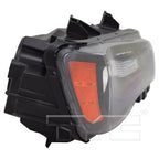 Halogen Headlight for 12-14 Chrysler 300 w/LED DRL Black Bezel Passenger CAPA