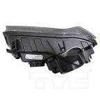 Halogen Headlight for 12-14 Chrysler 300 w/LED DRL Black Bezel Passenger CAPA