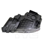 Halogen Headlight for 12-14 Chrysler 300 w/LED DRL Black Bezel Passenger CAPA