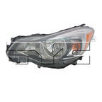 Halogen Headlight for 12-15 Subaru Impreza/13-15 XV Crosstrek Left Driver