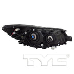 Halogen Headlight Front Lamp for 15-16 Subaru Impreza Black Left Driver CAPA