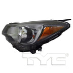 Halogen Headlight Front Lamp for 15-16 Subaru Impreza Black Left Driver CAPA