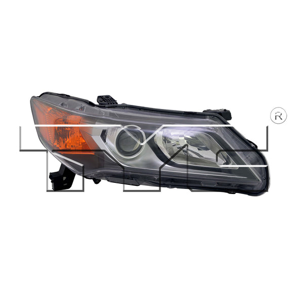 Halogen Headlight Front Lamp for 13-15 Acura ILX Right Passenger
