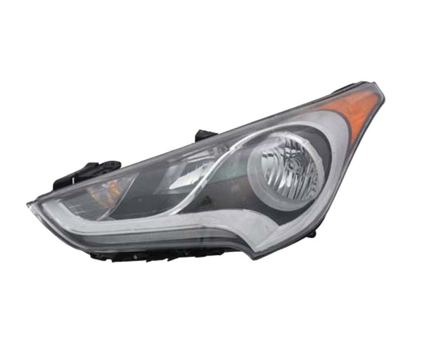 Headlight for 12-17 Hyundai Veloster (Multireflector Non-Turbo) Left Driver